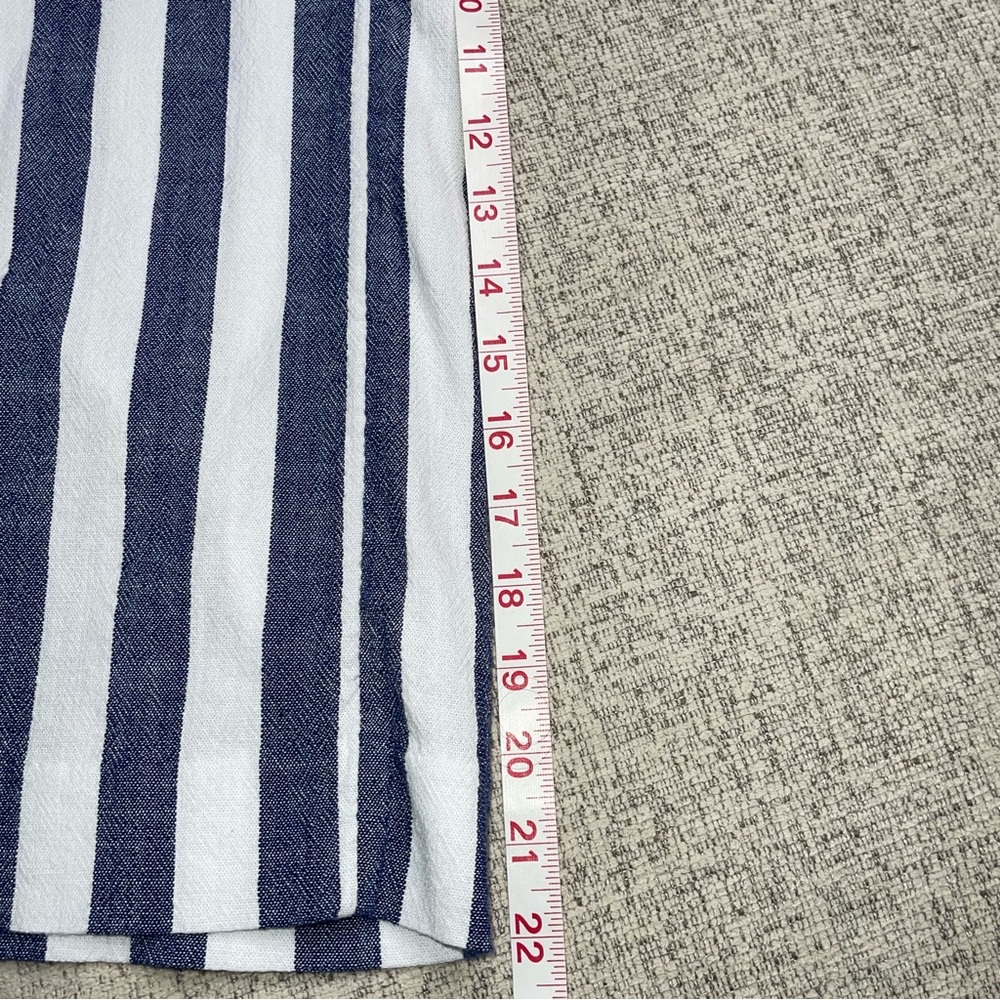 🛍️🌟Host Pic 🌟Banana Republic Rowan Striped Wide Leg Size 2 Pețite - Picture 7 of 8